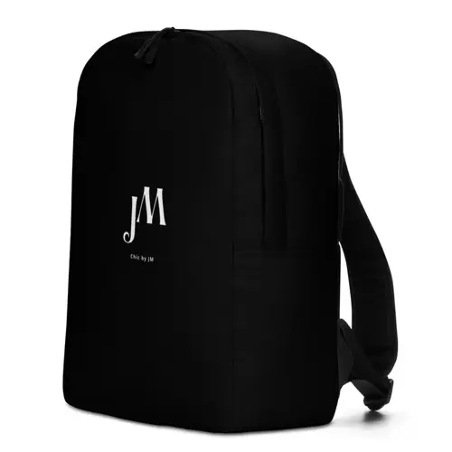 Sac à dos noir unisexe - JM