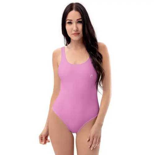 Maillot une pièce rose bonbon - JM Essential