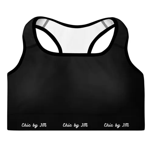 Brassière de sport noire - Chic by JM Flow