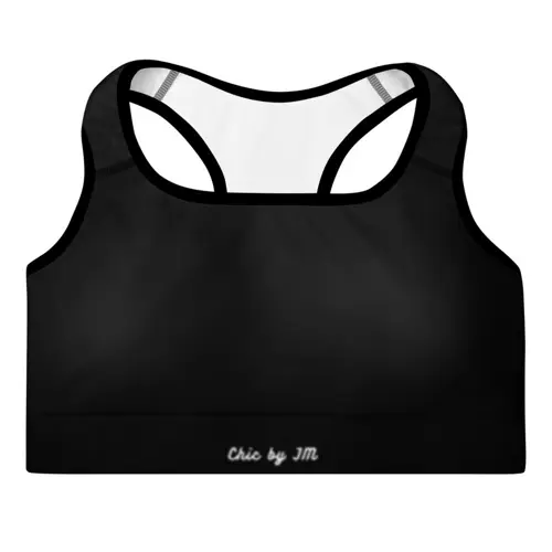 Brassière de sport noire - Chic by JM