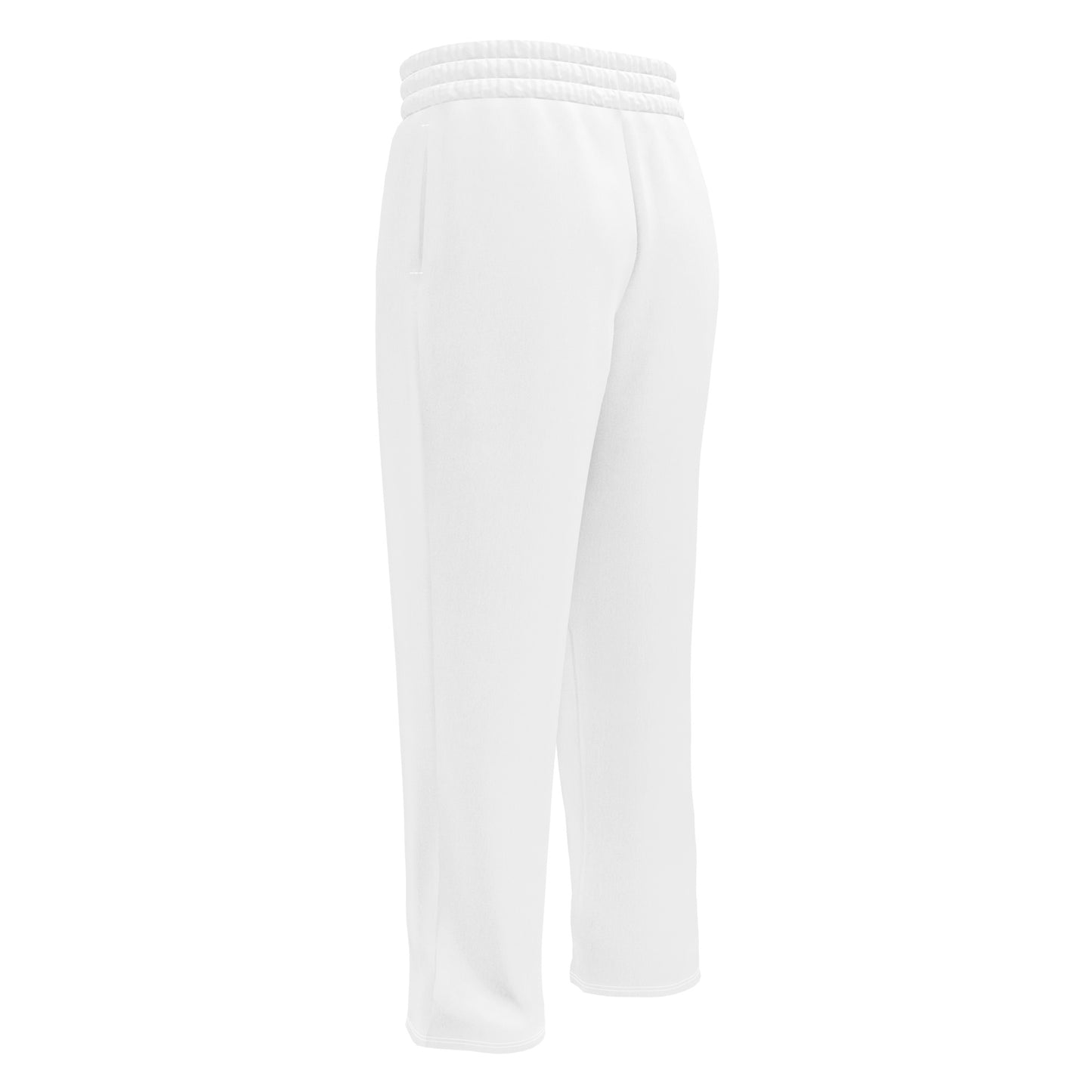 Pantalon Jogging large blanc & unisexe JM