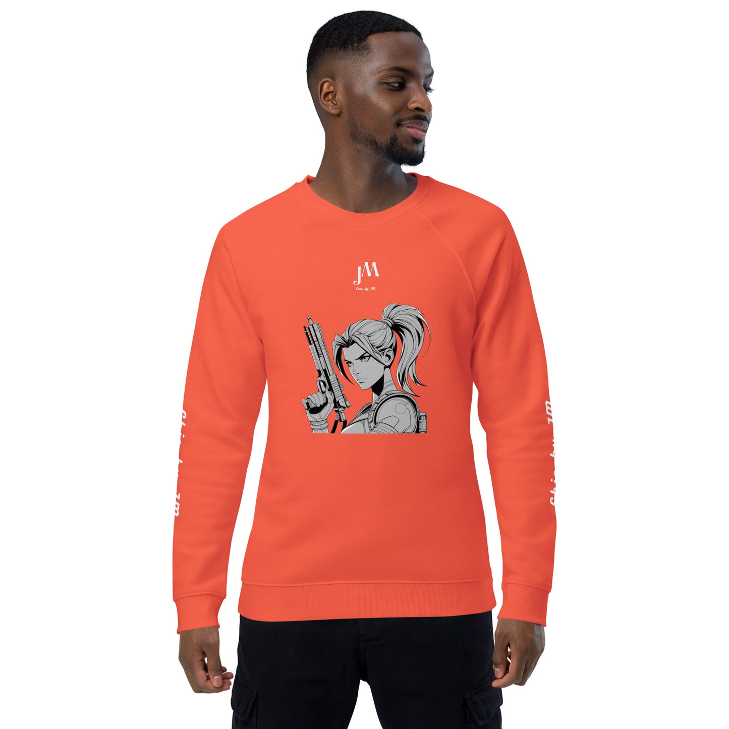 Sweatshirt écologique raglan unisexe JM