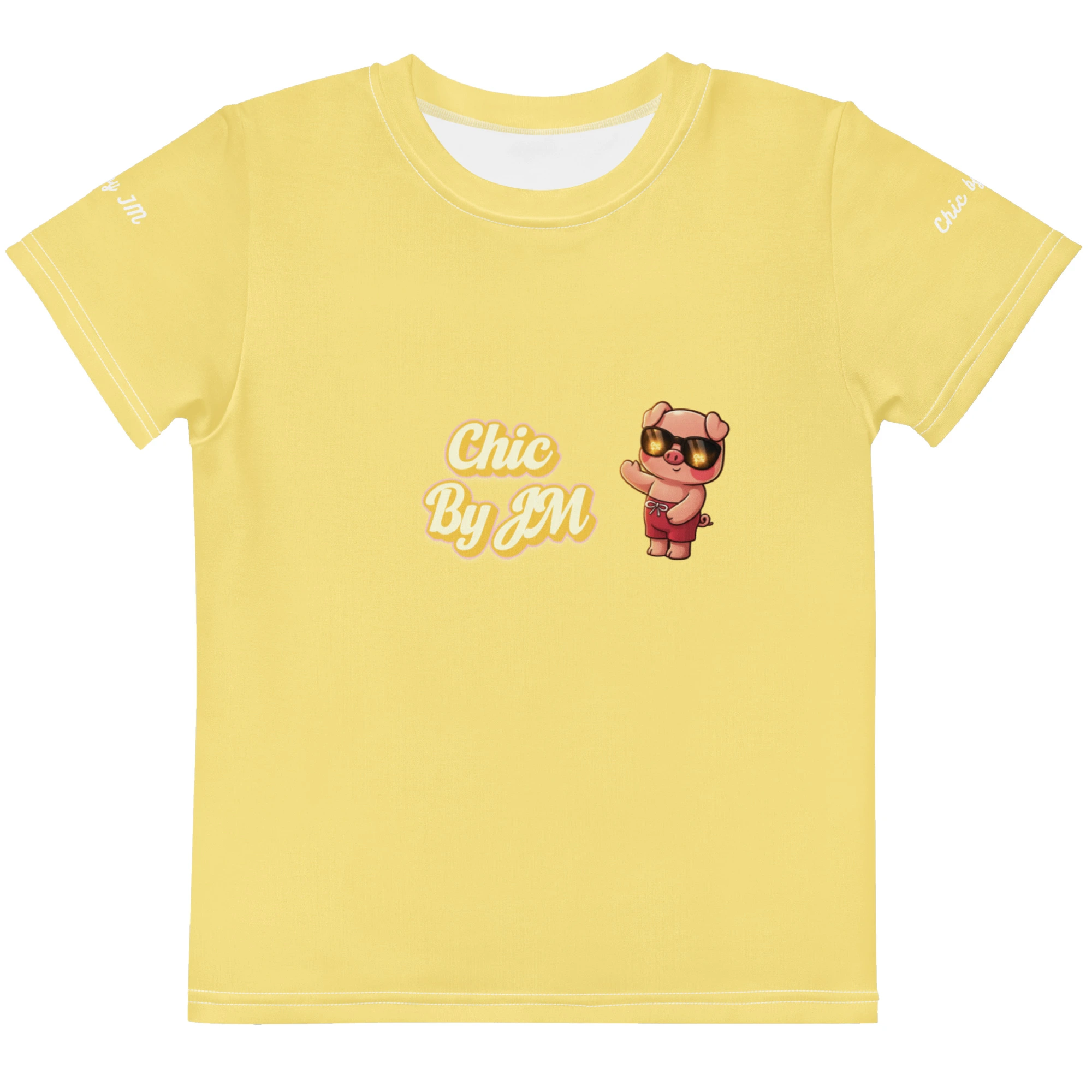 T-shirt Cochon bronzeur - School Spirit - JM — vue 1