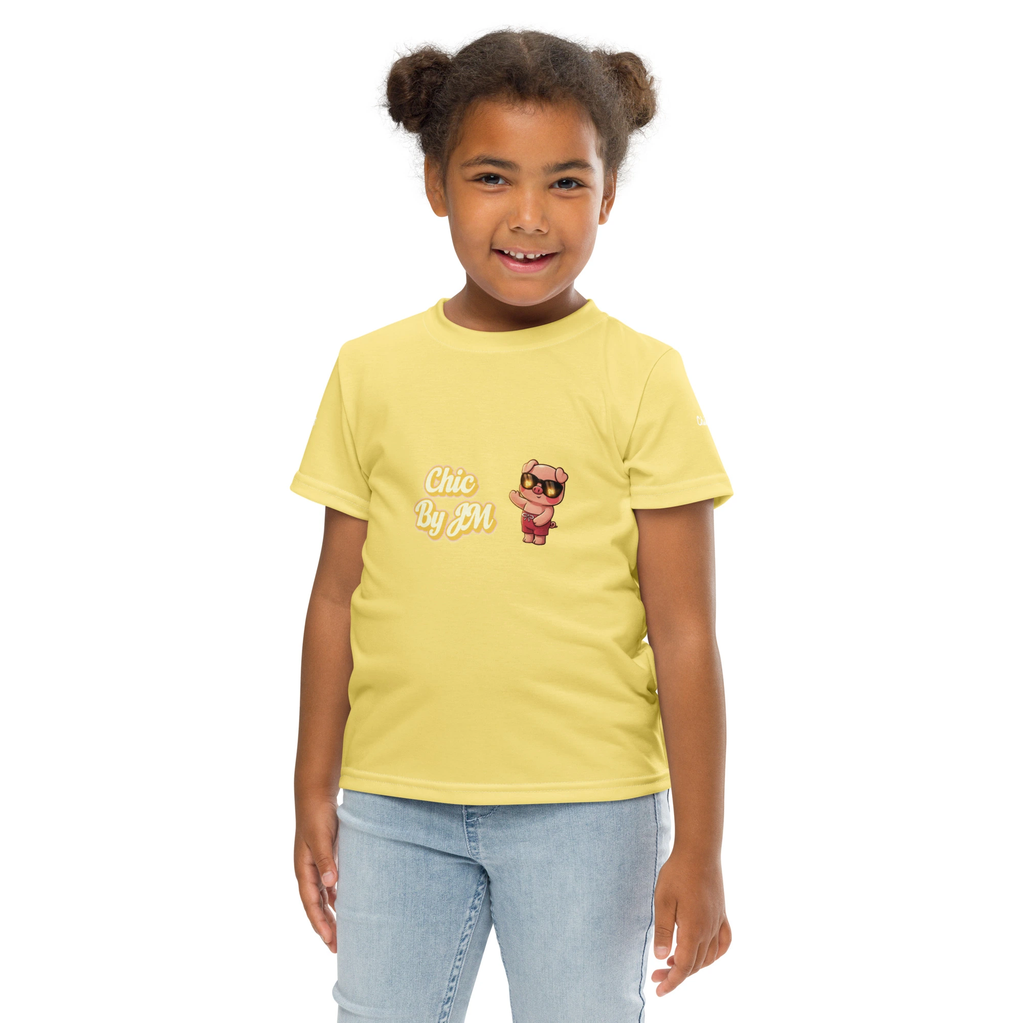 T-shirt Cochon bronzeur - School Spirit - JM — vue 3